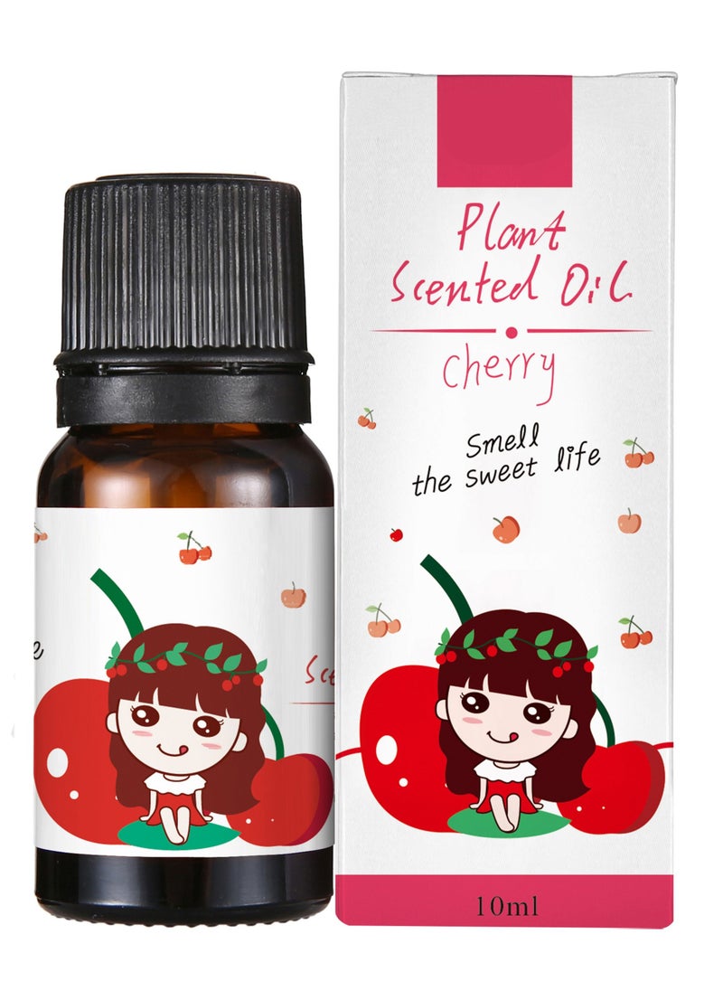 Generic 1-Piece 10ML Essential Oil For Air Humidifier,Flavors Aroma Diffuser Natural Plant Oil,Plant Fragrance Use For Air Fresh or Relieve Stress,Fragrance Cherry  - Image 1