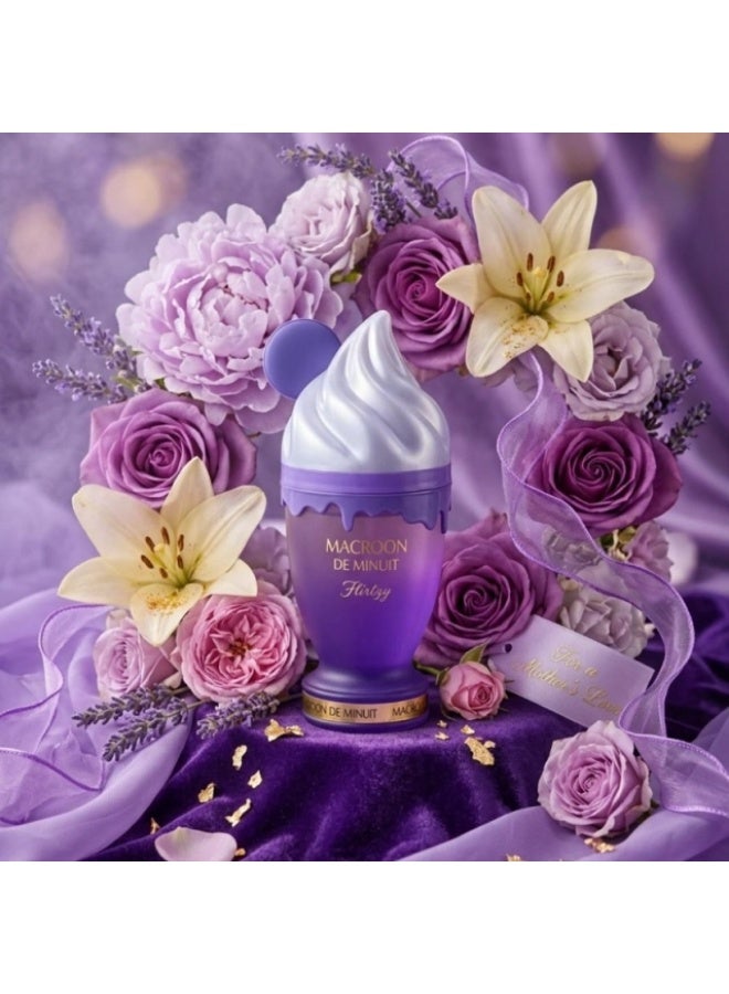 آفاق عطر أفاق ماكرون دي مينويت فليرتيسي أو دي بارفيوم 100 مل للنساء – عطر زهري بودري يدوم طويلاً بنفحات الورد والفانيليا والمسك - Image 3