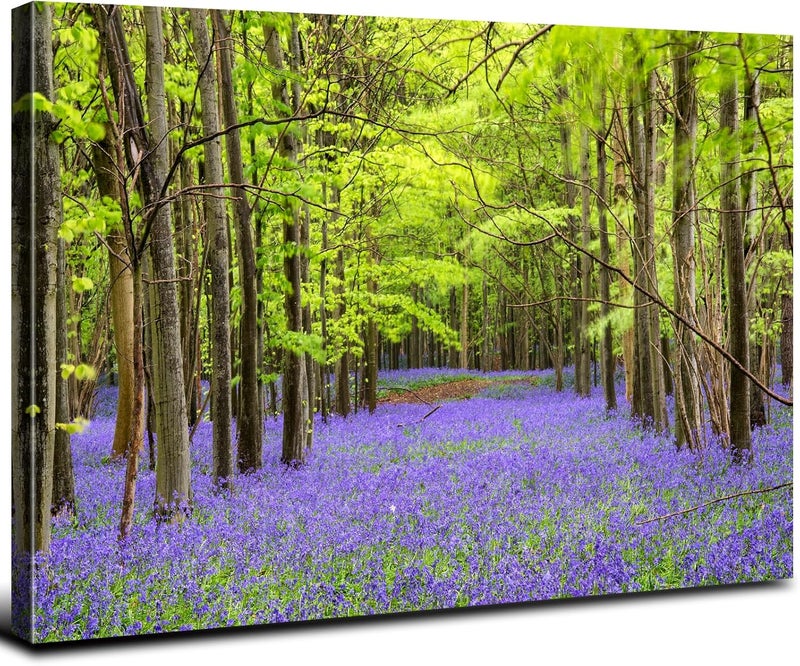 YOOOAHU Forest Landscape Canvas Wall Art - Image 1