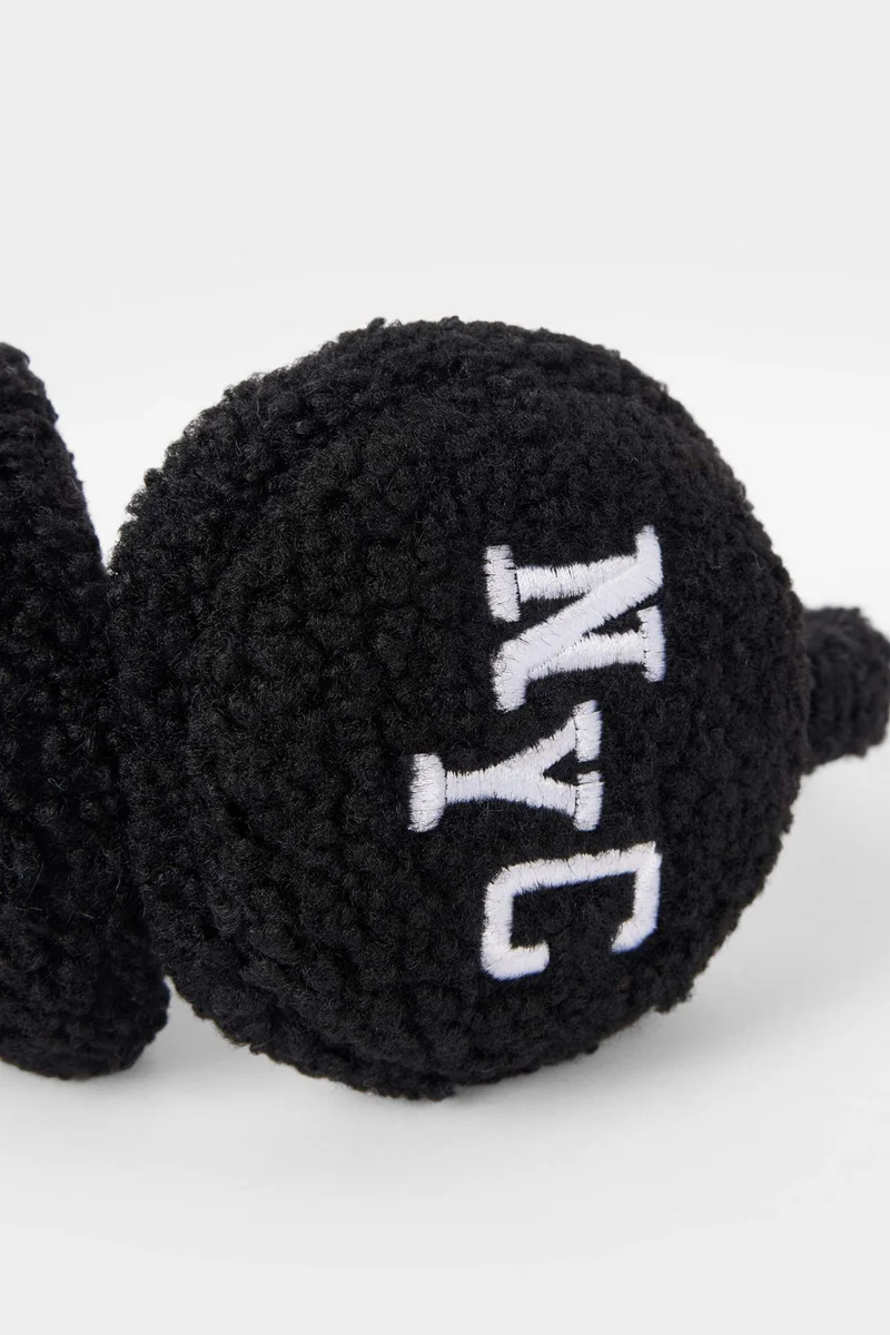 Defacto Boy Embroidered Plush Earmuffs