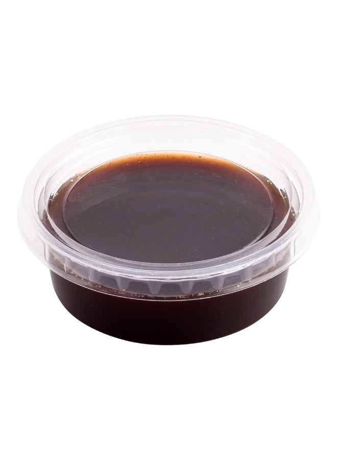 Restaurantware LIDS ONLY: Basic Nature Sauce Cup Lids, 2000 Plastic Condiment Cup Lids - Compatible With Portion Cup Lids, Disposable, Clear PLA Plastic Portion Cup Lids, For Takeaway Orders - Image 2