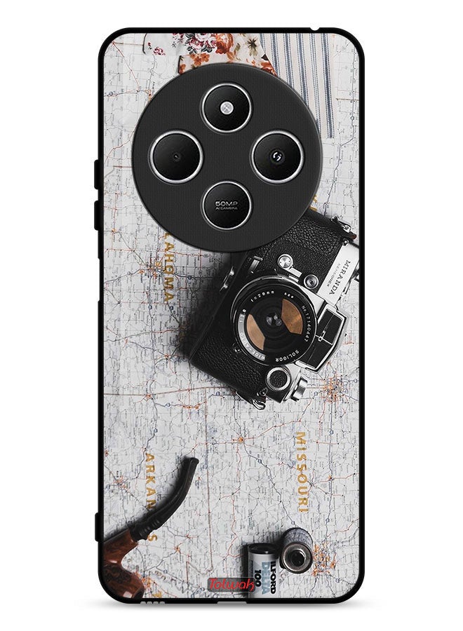 Tolwak غطاء واقي لهاتف Xiaomi Redmi 14C 4G بتصميم كاميرا عتيقة - Image 1