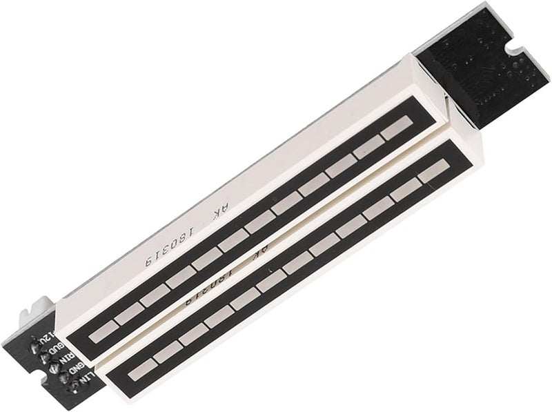 لوحة مؤشر ستيريو ثنائية 12 مستوى مع وضع التحكم التلقائي في الكسب لمراقبة إشارات الصوت الاحترافية - Image 3