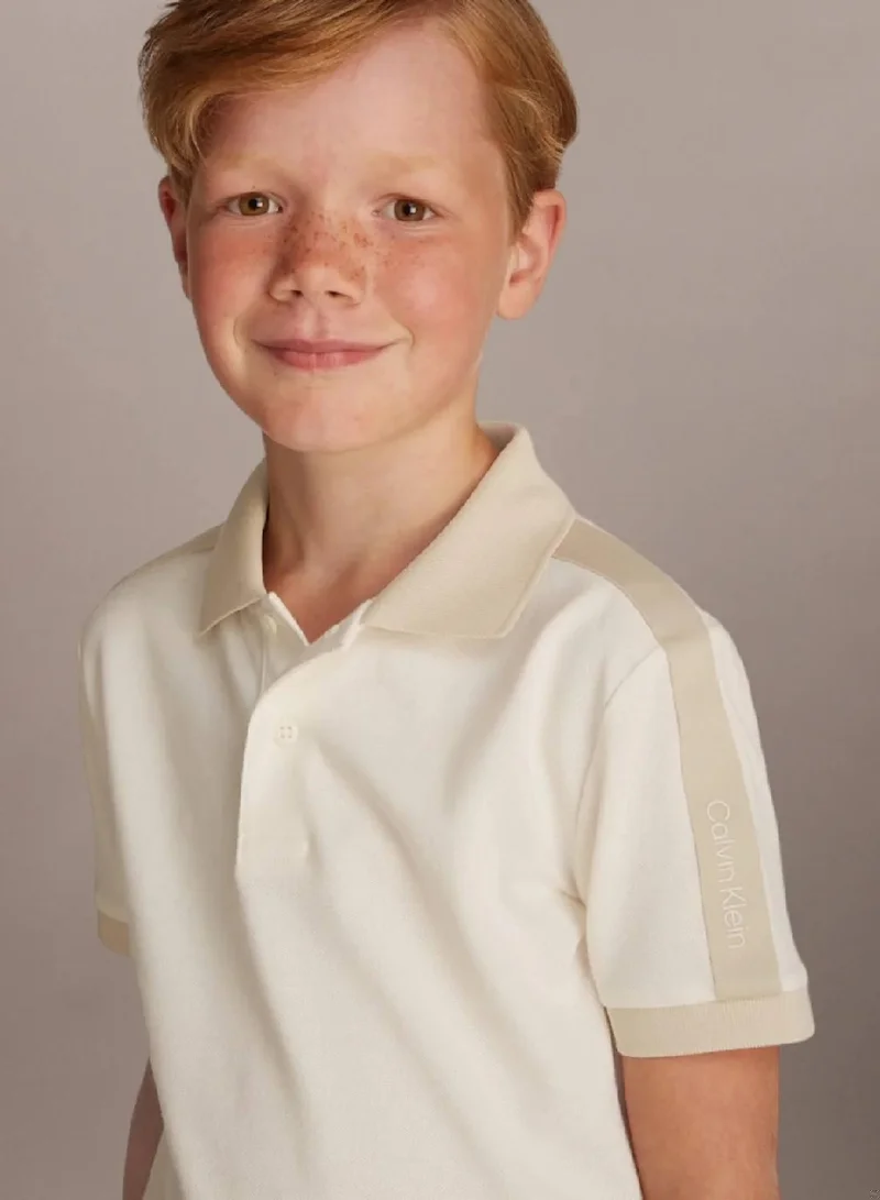 Calvin Klein Jeans Colourblock Pique Polo Shirt