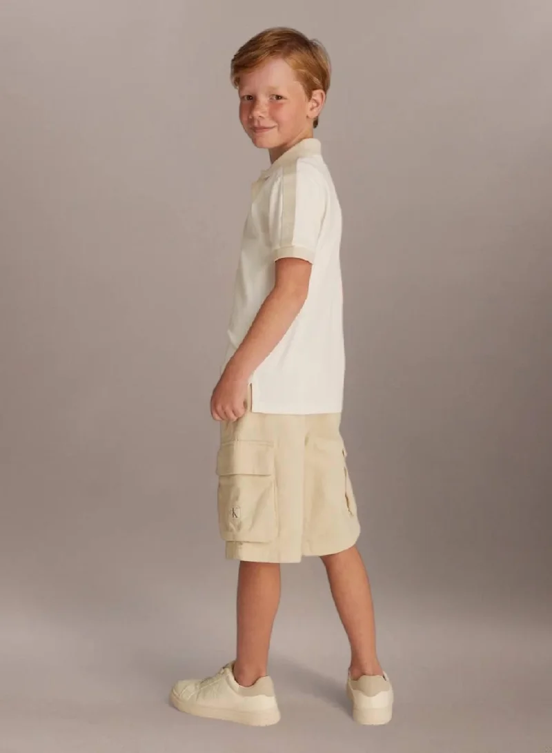 Calvin Klein Jeans Colourblock Pique Polo Shirt