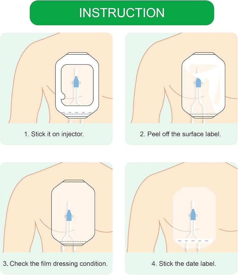 LotFancy 18PCS Transparent Film Dressing 6x8 inch and Emergency Wound Closures Kit Bundles - Image 4