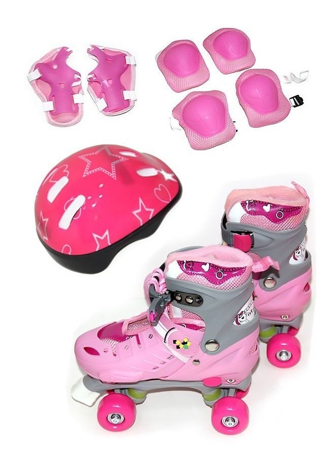 AGD - Adjustable Roller Skates With Protective Gears And Accessories S - Image 1