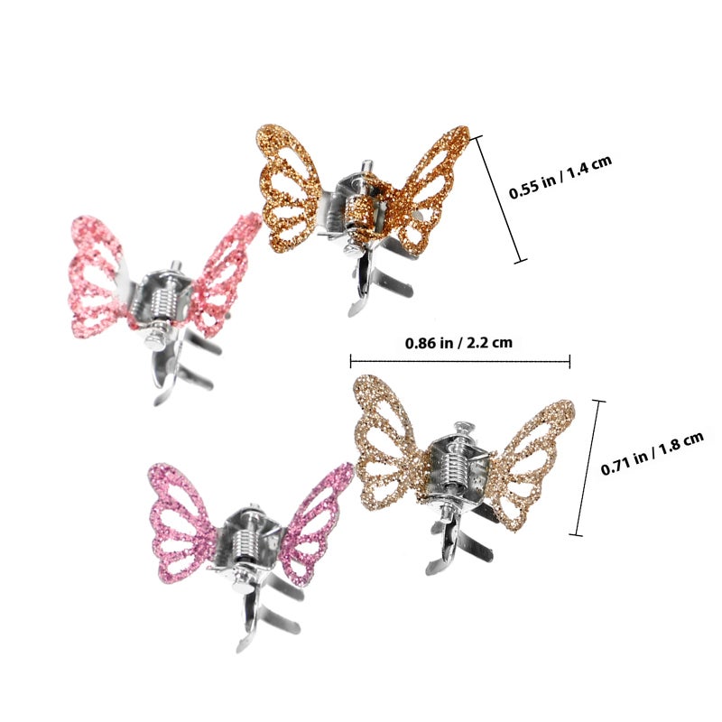 24Pcs Hair Butterflies Clips Party Hairpin Lovely Kids Headdress Hair Decors - Image 2
