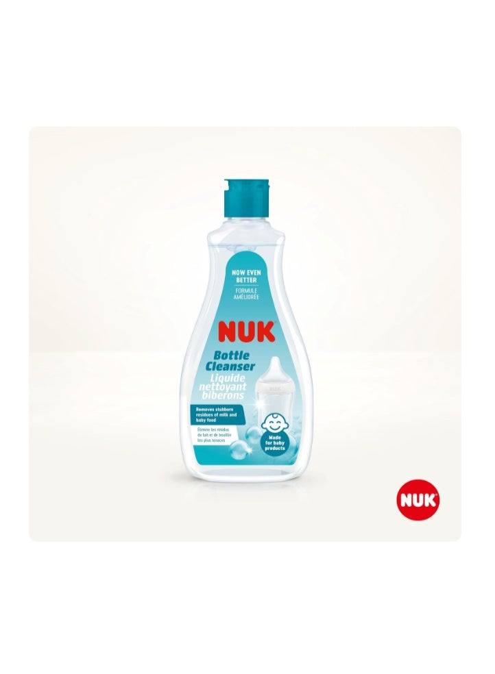 NUK Baby Bottle Cleanser | Ideal for Cleaning Baby Bottles, Teats & Accessories | Fragrance Free | pH Neutral | 100% Recycled Bottle Pack | 2 x 500 ML - Image 2
