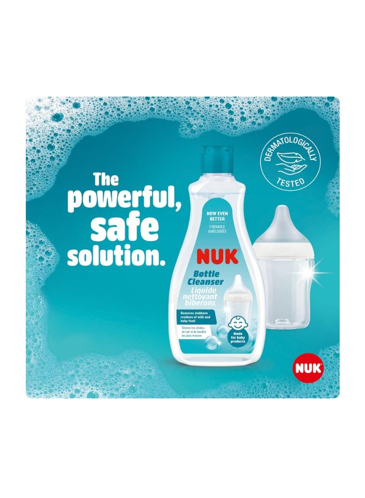 NUK Baby Bottle Cleanser | Ideal for Cleaning Baby Bottles, Teats & Accessories | Fragrance Free | pH Neutral | 100% Recycled Bottle Pack | 2 x 500 ML - Image 5