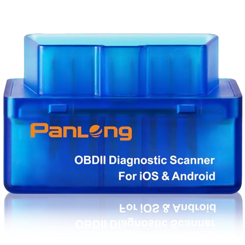 Panlong OBD2 Scanner Bluetooth for iPhone iOS Android OBDII Car Diagnostic Scan Tool Engine Fault Code Reader - Image 1