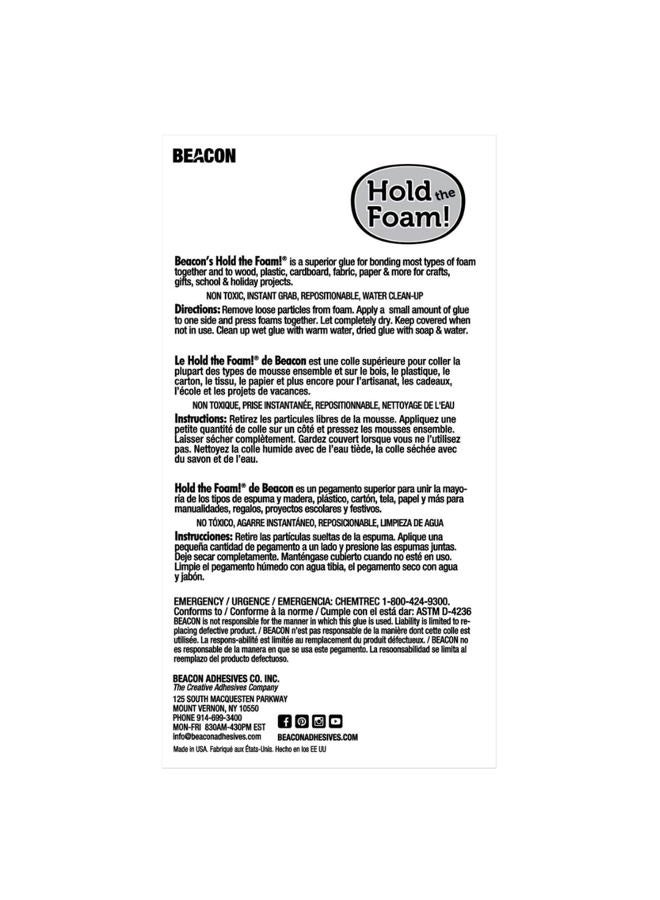 BEACON HOLD The Foam Glue For Styrofoam,White, 59ml - Image 2