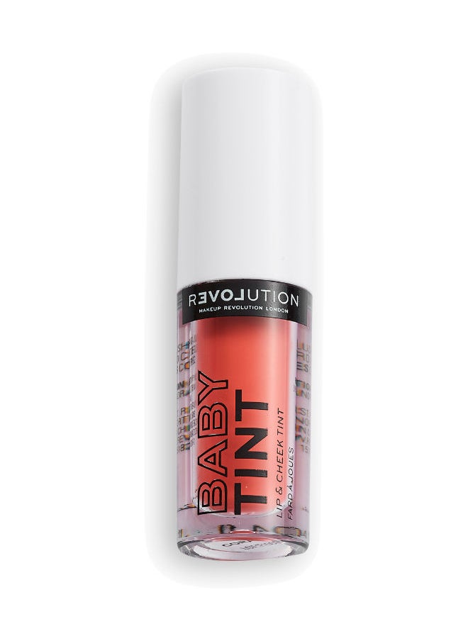 REVOLUTION - Revolution Relove Baby Tint Coral Lip & Cheek Tint - Image 1