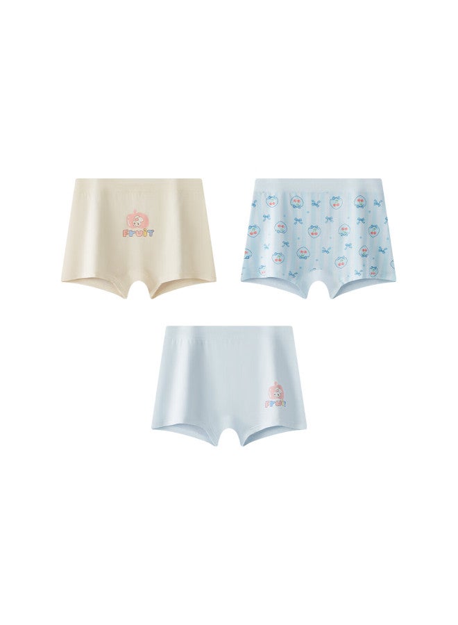 Deesha Girls' Soft Antibacterial Boxer Briefs 3-pack, Comfort Class A, Size 7a - Image 3