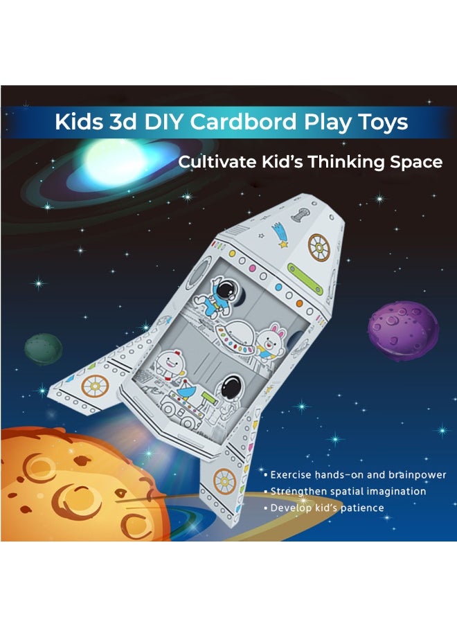 Eazy Kids Eazy Kids DIY Creative Spacecraft – With 3 Color Pens | Ages 3+  - Image 3
