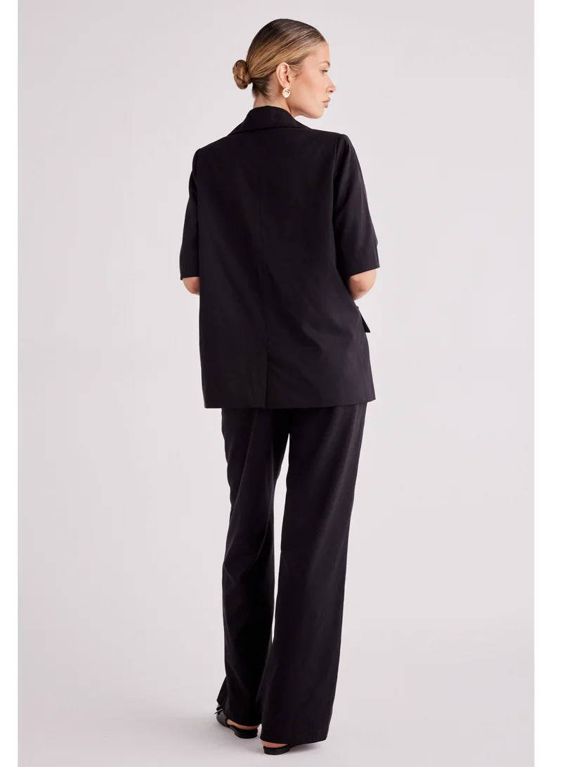 Sndys Emilie Short Sleeve Blazer