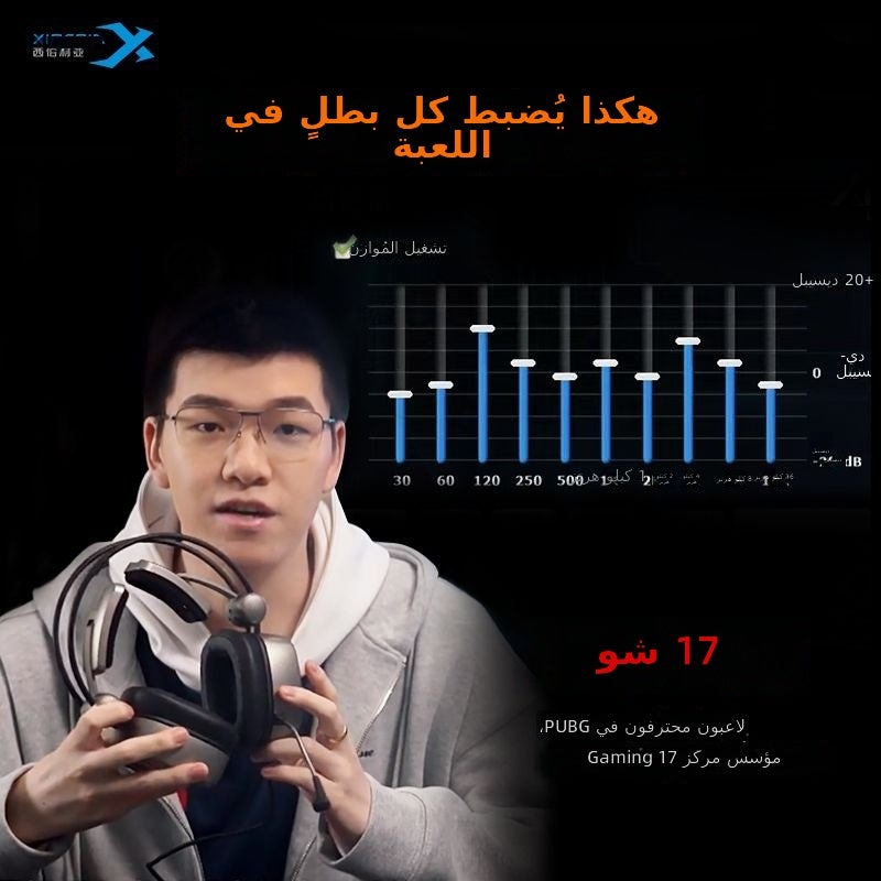 Xiberia DCPRO Iron Gray Type-C Gaming Headset with 7.1 Surround Sound, Wired & Bluetooth 5.3, Noise Isolation - Image 5
