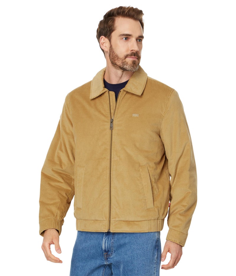 Levi's Men's Corduroy Bomber Jacket, Sand, Medium - Image 1