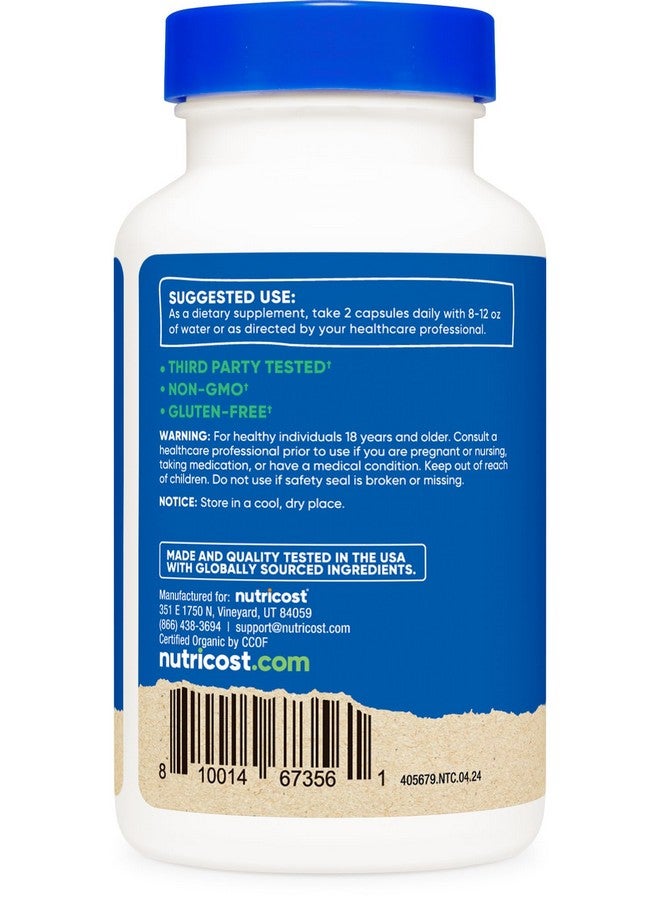 Nutricost Camu Camu 1000mg, 120 Capsule - CCOF Certified Made with Organic, Non-GMO and Gluten Free - Image 4