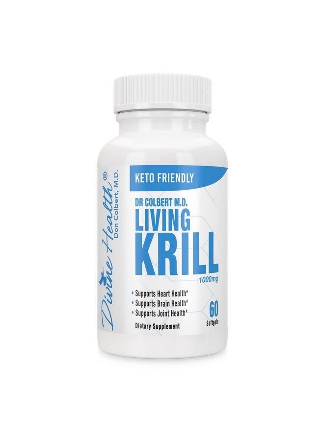 Divine Health Dr.Colbert Keto Zone® Living Krill Oil 1000Mg Per Softgel Plus Dha & Epa (60 Servings)  - Image 2