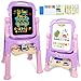 Joyooss Art Easel for Kids Toddler Easel Stand for Painting AdjustableMagnetic Double Sided Drawing Dry Erase Board Children Art Accessories for Kid Ages 48 Boys and Girls Gift Learning Toy - Image 3