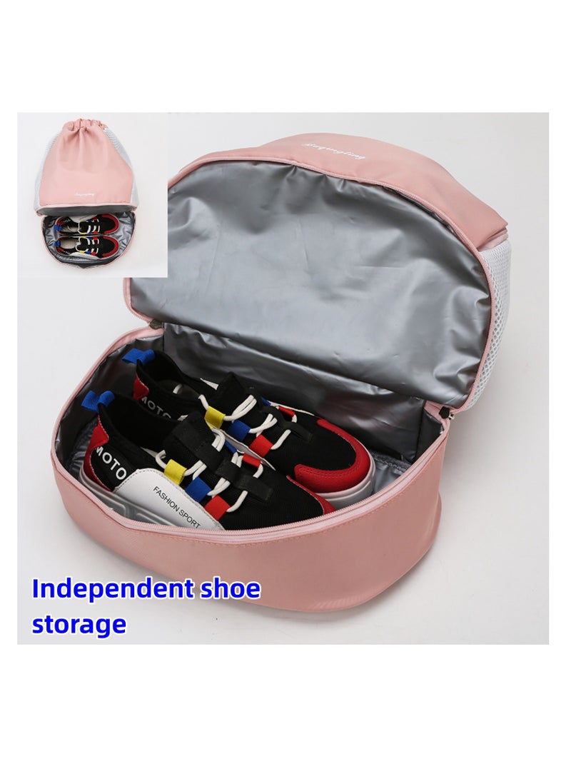 NOVOLAN Drawstring Backpack Drawstring Bag Sports Gym Bag, Swimming Bag Women Dry & Wet Separation Waterproof Fitness Bag Men Storage Bag Backpack Beach Backpack Travel Portable Equipment (black) - Image 5