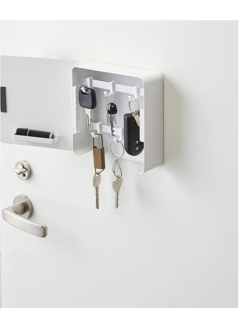 GUDOO Home Tower Square Magnetic Key Cabinet - Keychain Holder Organizer - Steel  - Image 4