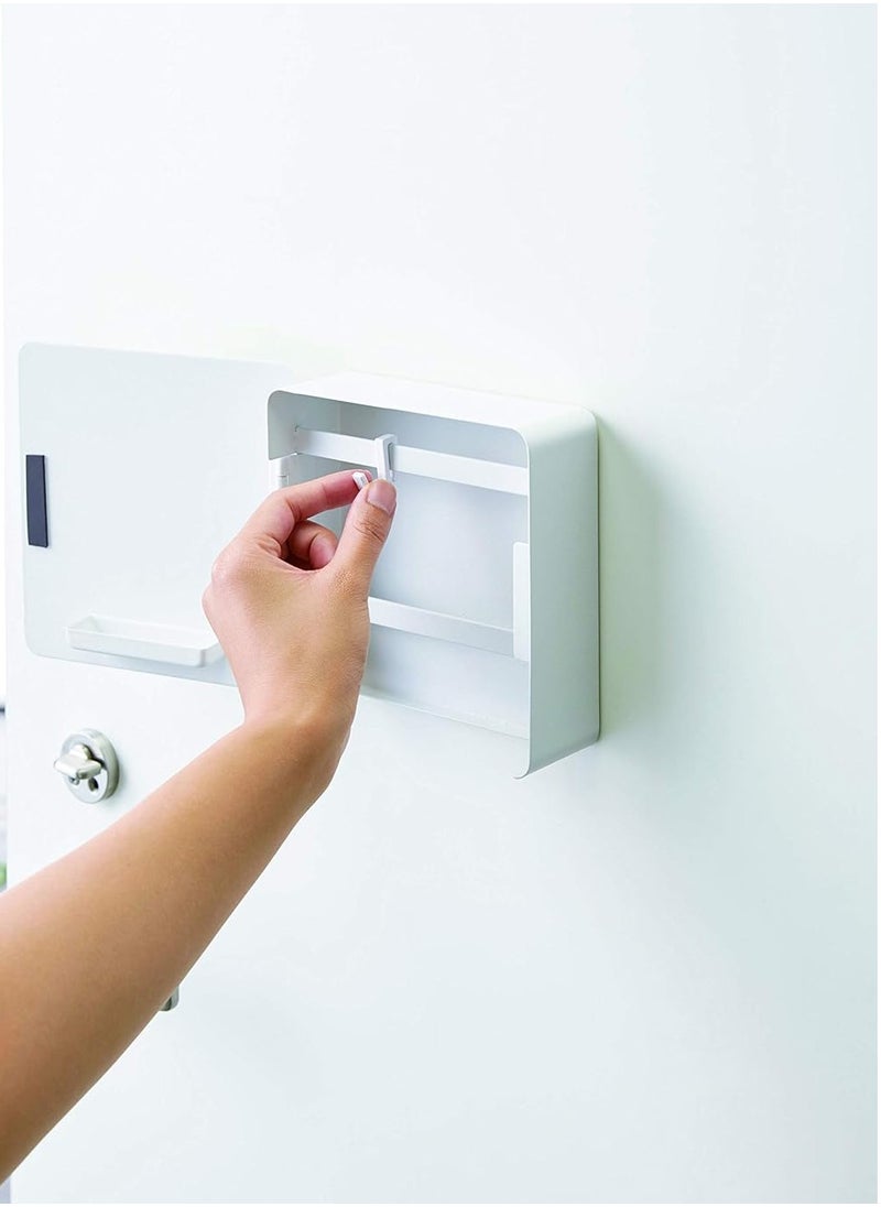 GUDOO Home Tower Square Magnetic Key Cabinet - Keychain Holder Organizer - Steel  - Image 3