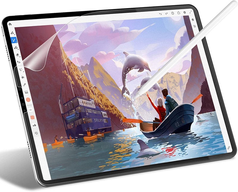 OJOS Paper Feel Screen Protector Compatible with iPad Pro 11 2022 2021 2020 2018, Anti-Glare - Image 1