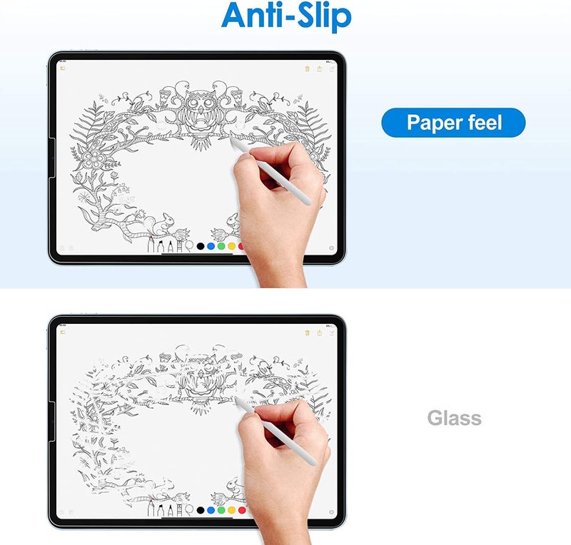 OJOS Paper Feel Screen Protector Compatible with iPad Pro 11 2022 2021 2020 2018, Anti-Glare - Image 4