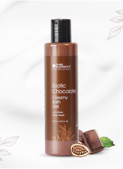 Pure Elements PURE ELEMENTS Exotic Chocolate Creamy Bath & Shower Gel - 200 ML  - Image 4