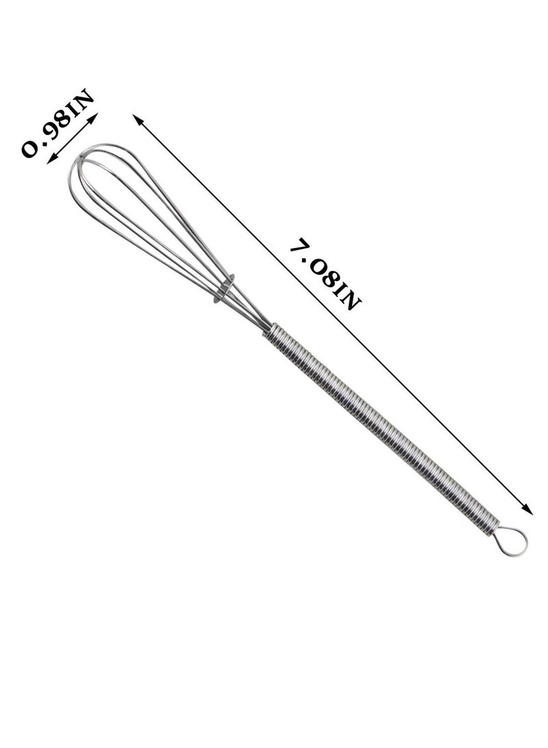 LA PERLA TECH  Stainless Steel Whisk Stirrer Cream Mixer Salon Barber Hairdressing Hair Color Dye Mixing Tools - Image 2