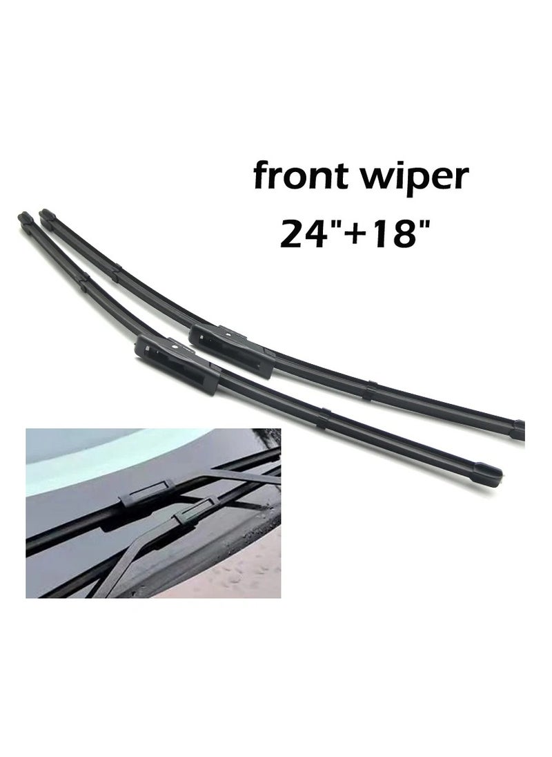 CRYSTAL Specialized wiper blade set - Renault SYMBUL - 18``-24`` - MT BEST BUY 