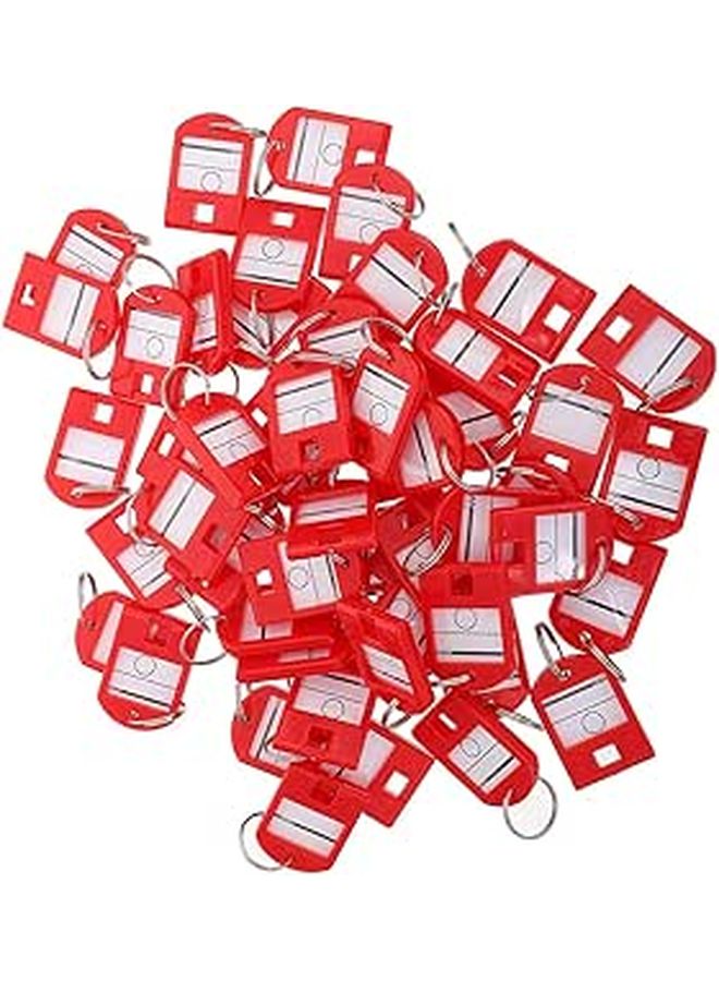 35 Pcs Colorful Key Tags with Numbered Rings for Home Office Travel Storage - Image 1