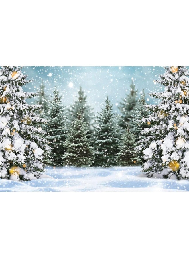 BPA Merry Christmas Backdrop for Photography, 7X5ft Winter Snowman Background - Image 4