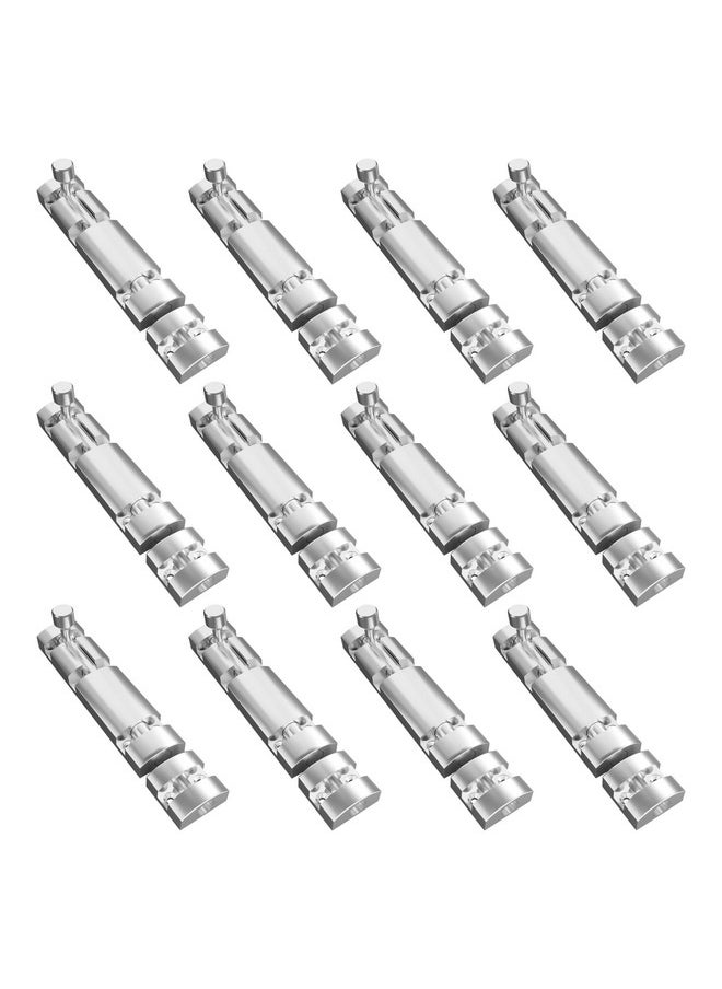 Atlantic Atlantic Aluminium Tower Bolt 4 inch for homes and offices, S.S Finish, Pack of 12 Pcs  - Image 1
