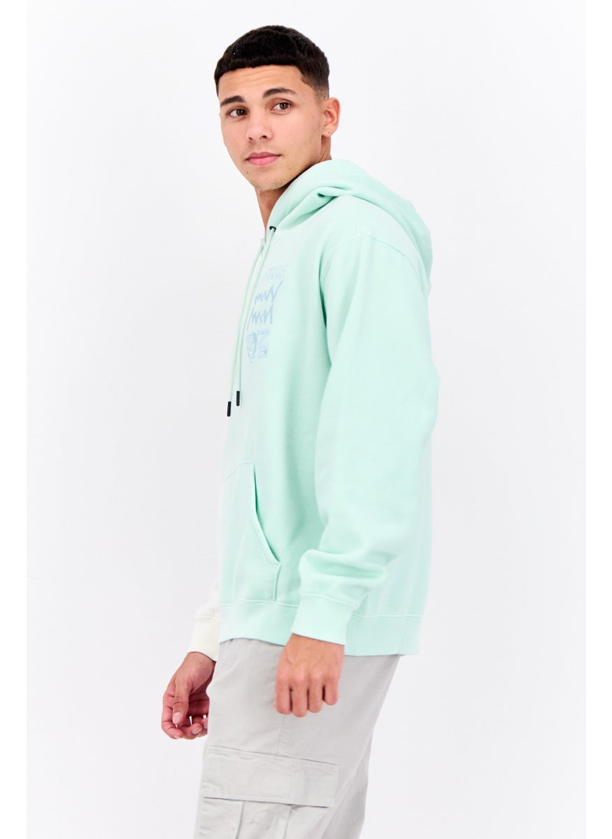 PUMA Men Sportswear Fit Long Sleeves Outdoor Hoodie, Soft Sky Blue  - Image 2