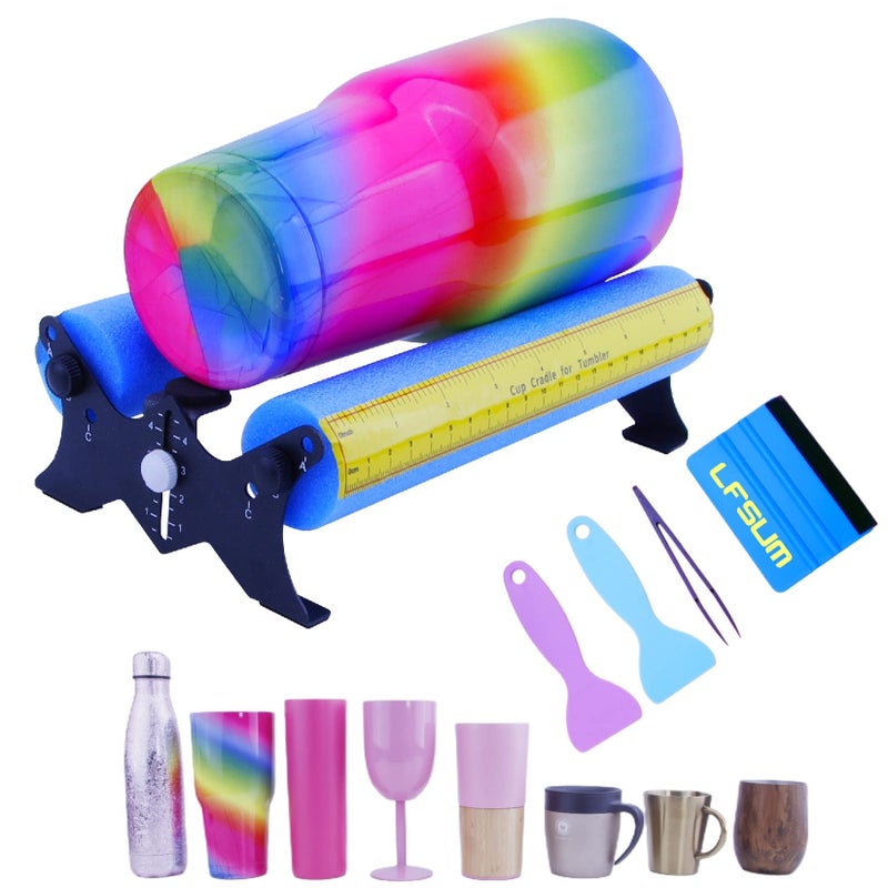 LFSUM Cup Cradle for Tumblers Foam Cup Holder with MeasurementsCup HolderCup Caddy Cuptisserie Storage Accessory Base Applying Ornament Vinyl Decal to Tumblers Glass Cups Bottles - Image 1