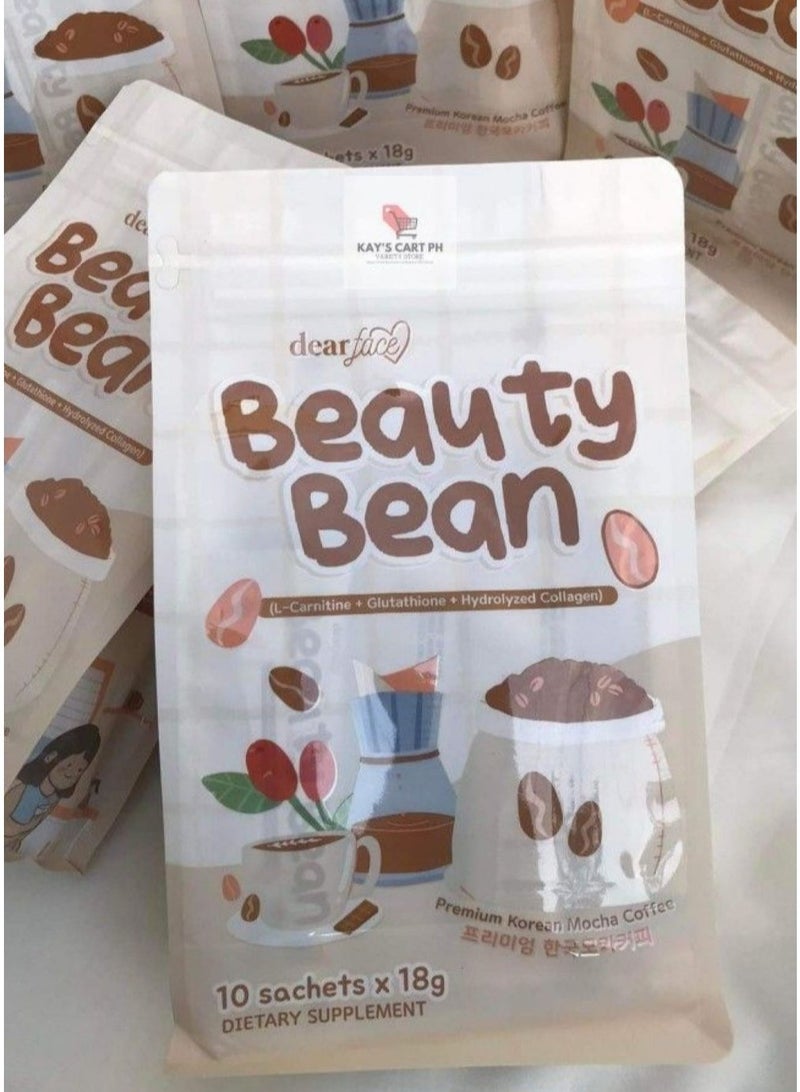 dear face Beauty Milk Bean Coffee Collagen - Image 1
