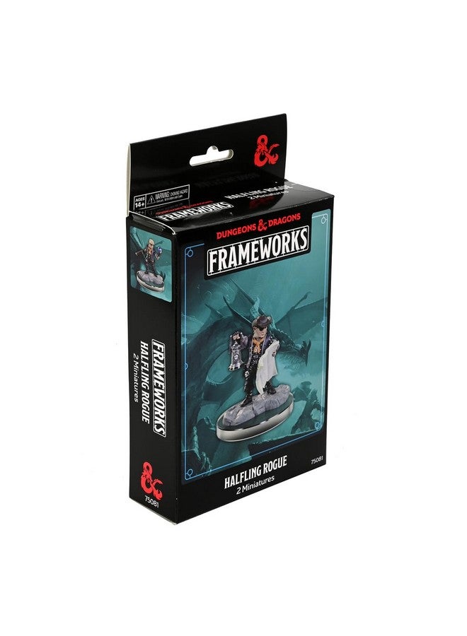 WizKids D&D Frameworks: Male Halfling Rogue - Unpainted and Unassembled - Image 3