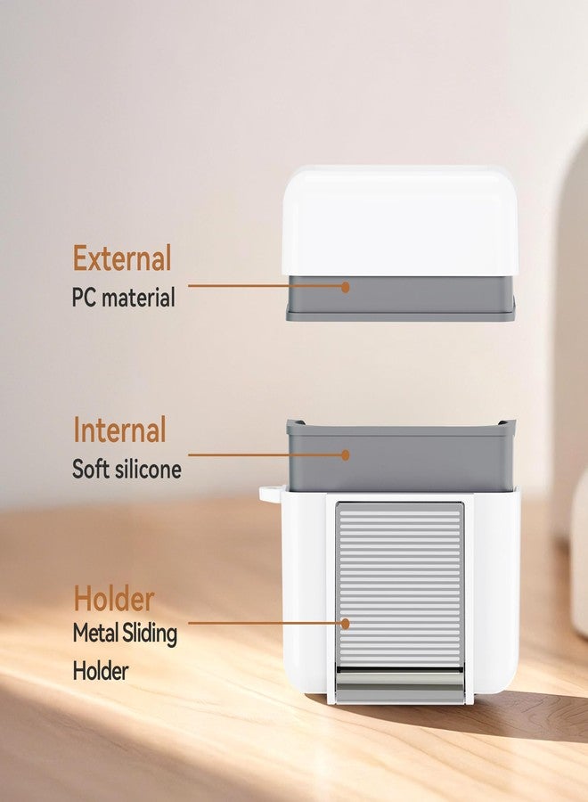 PZOZ AirPods 4 Case with iPhone Holder Stand - Compatible with AirPods 4th Generation Case, Official Same Material, Shock Resistant, Full Protection, Wireless Charging - Image 3