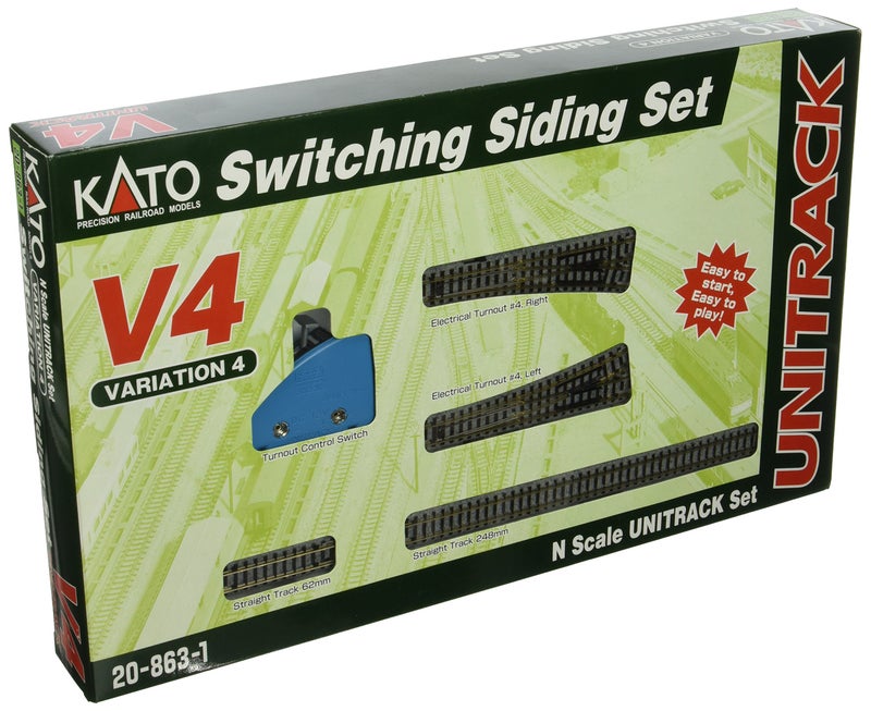 Kato USA Model Train Products V4 UNITRACK Switching Siding Set - Image 4