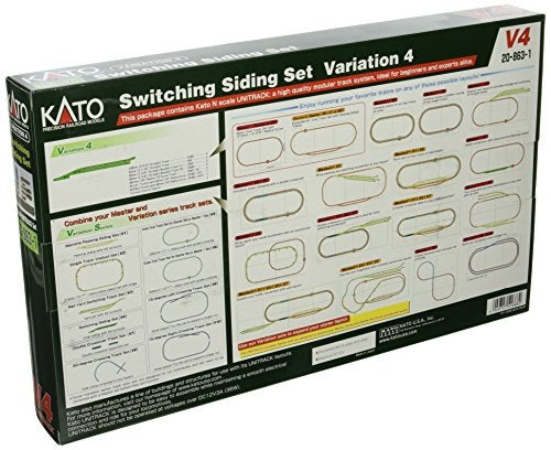 Kato USA Model Train Products V4 UNITRACK Switching Siding Set - Image 5