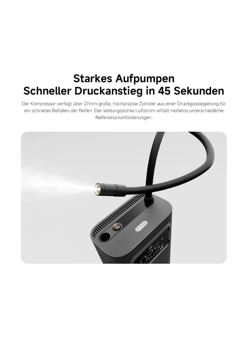 Xiaomi Portable Electric Air Compressor 2 Pro, Electric Air Compressor Inflatable Treasure 150psi High Pressure For Motorcycle Bike Car Scooter Football Basketball - Image 3