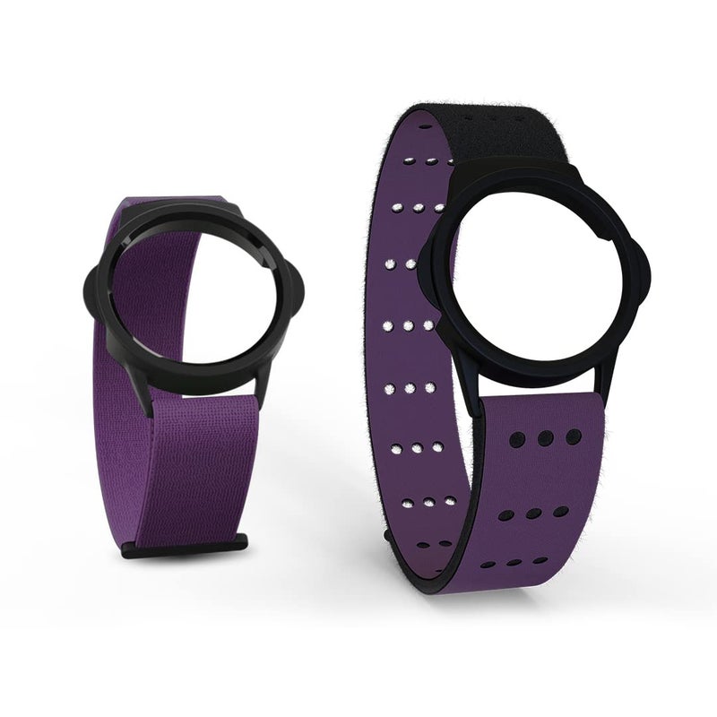 MYZONE MZ-Switch Replacement Arm & Wrist Straps - Purple - Vibrant, Adjustable & Comfortable Replacement Fitness Band for the MZ-Switch - Image 1
