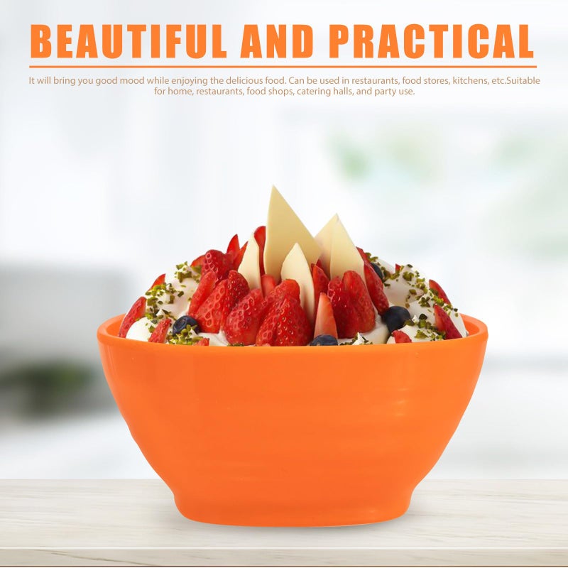 Melamine Square Rice Bowls Set 11cm 5pcs for Sauce Condiment Ice Cream and Fruit Serving - Image 4
