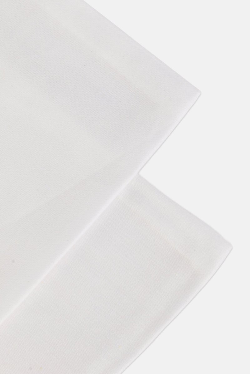 NINE WEST 2 Pcs Standard Pillow Case, White - Image 3
