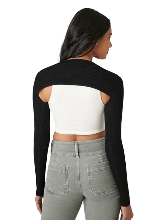 FOREVER 21 Super Cropped Sweater-Knit Top  - Image 4