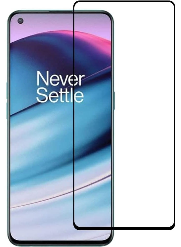 ميجوفاست واقي شاشة زجاجي مقوى لهاتف OnePlus NORD CE2 LITE، تغطية كاملة من الحافة إلى الحافة بإطار أسود - صلابة 9H، وضوح عالي الدقة، مقاوم للخدش، خالٍ من الفقاعات - Image 1
