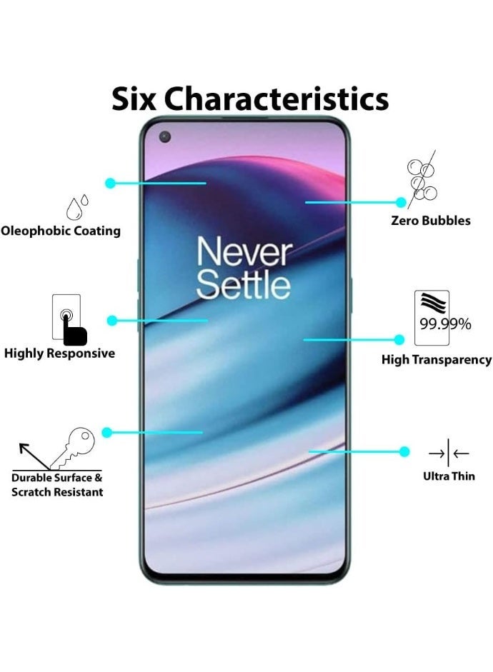 ميجوفاست واقي شاشة زجاجي مقوى لهاتف OnePlus NORD CE2 LITE، تغطية كاملة من الحافة إلى الحافة بإطار أسود - صلابة 9H، وضوح عالي الدقة، مقاوم للخدش، خالٍ من الفقاعات - Image 5